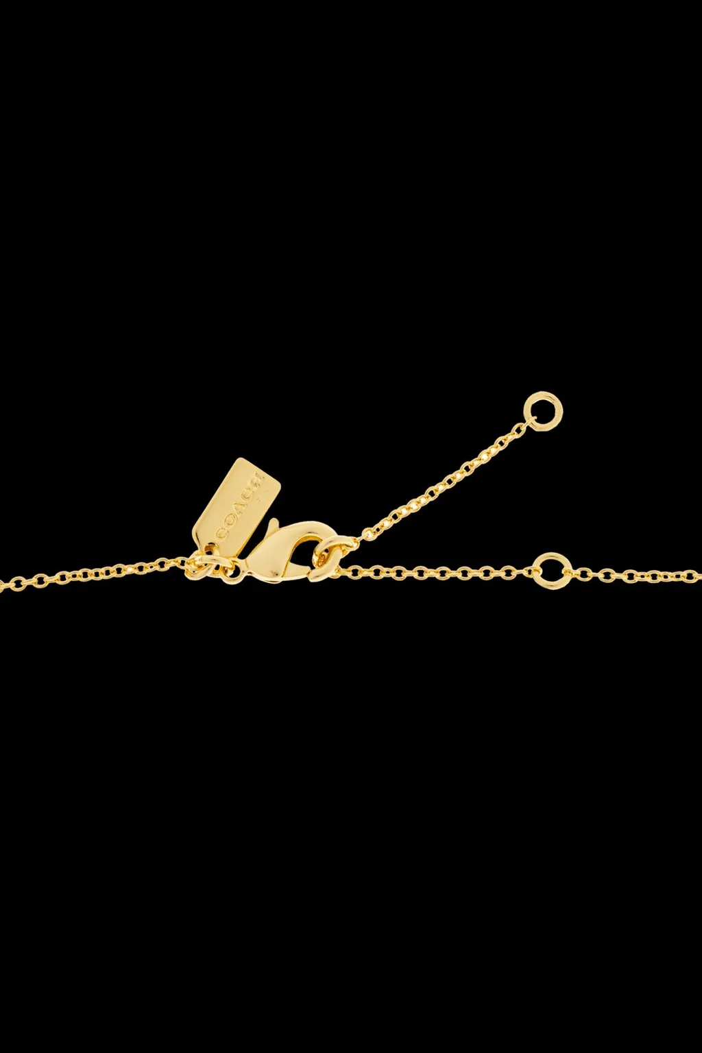 Logo Plaque Pendant Necklace