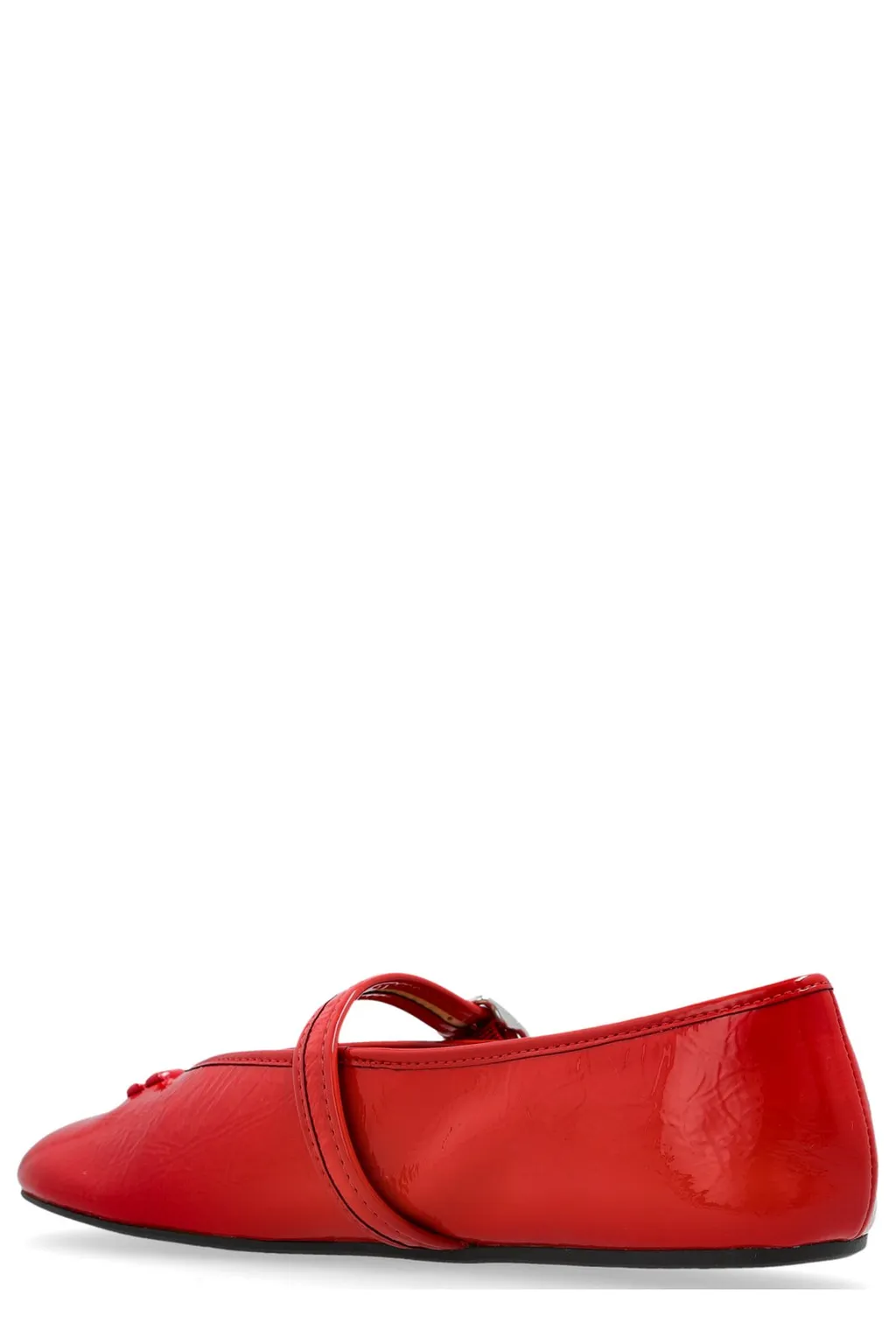 Buckle Detailed Ballet Flats