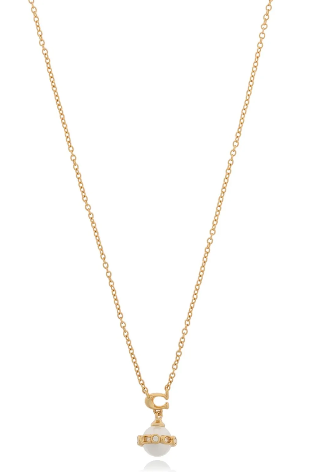 Embellished Pendant Chain-Linked Necklace