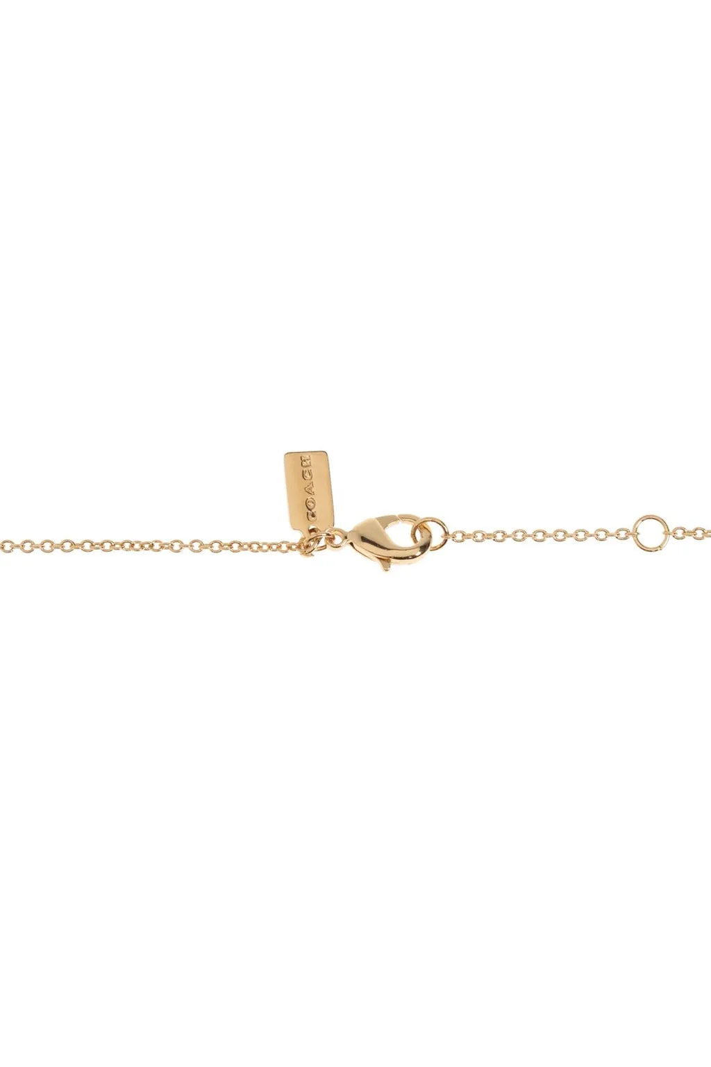 Logo Plaque Chain Linked Necklace