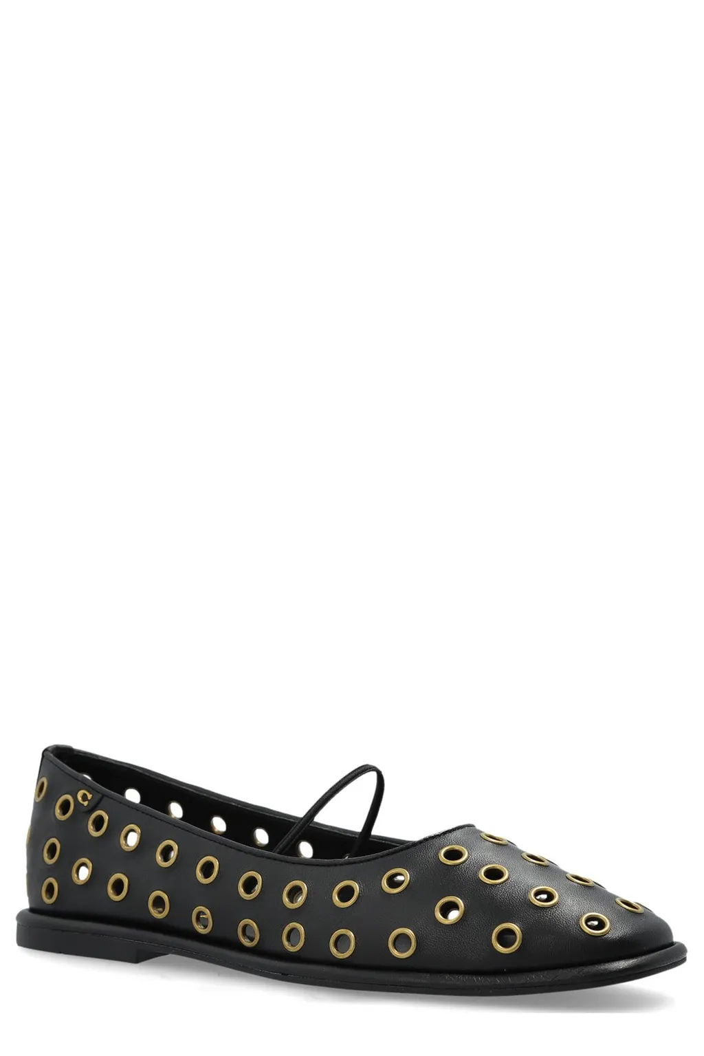 Emilia Grommet Embellished Mary Jane Shoes