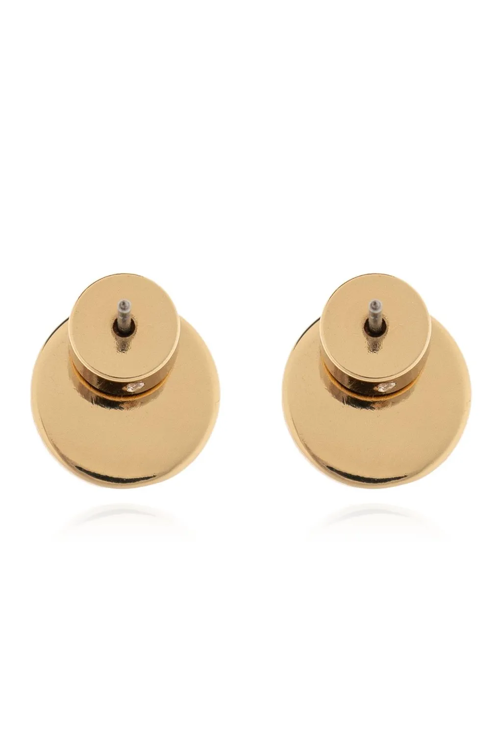 Logo Plaque Stud Earrings