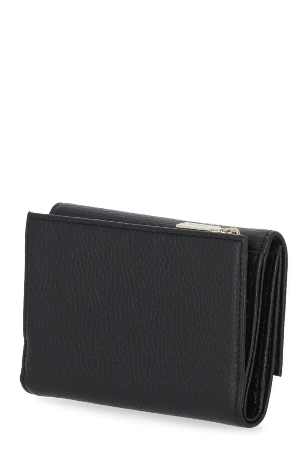 Logo Lettering Tri-Fold Wallet