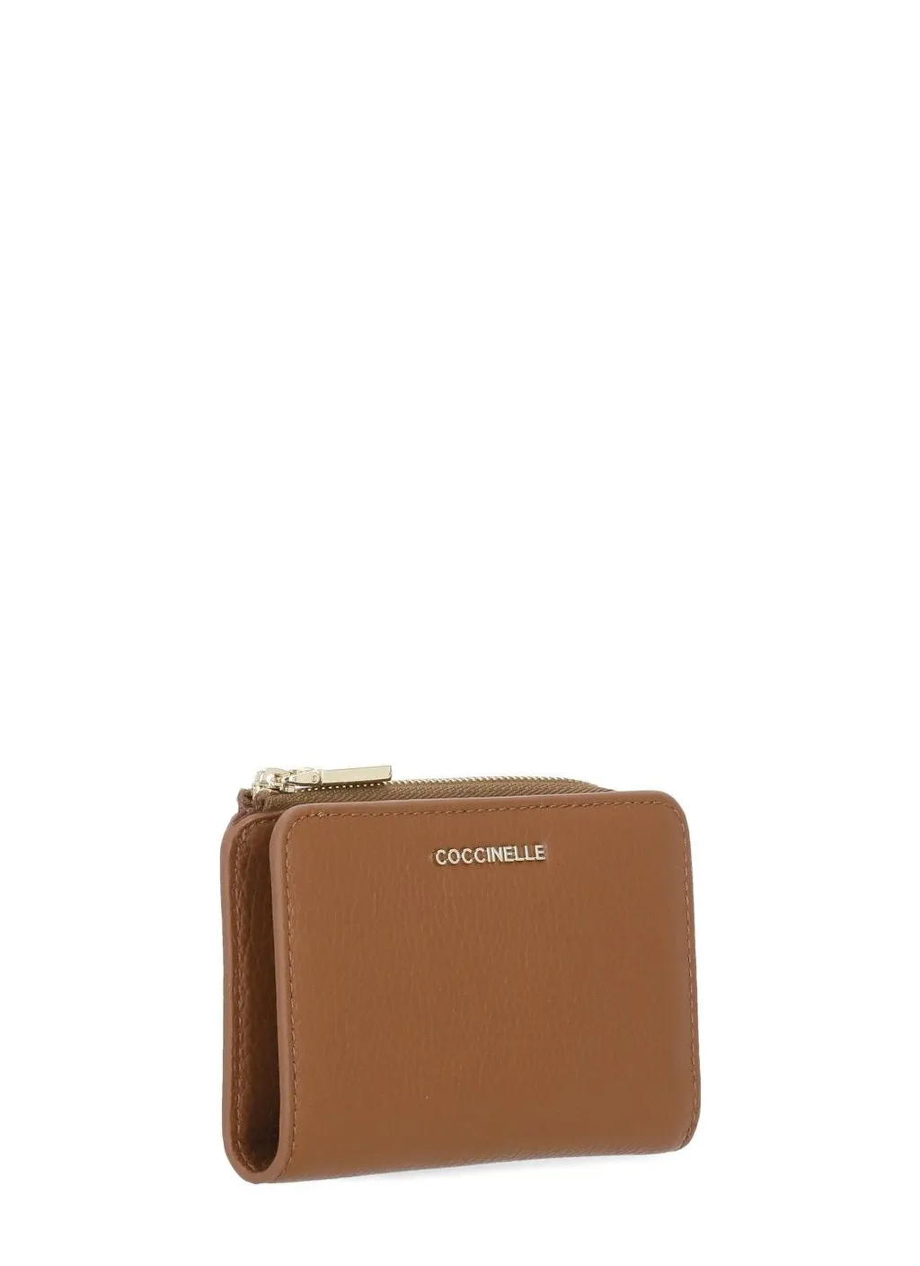 Logo Lettering Zipped Wallet