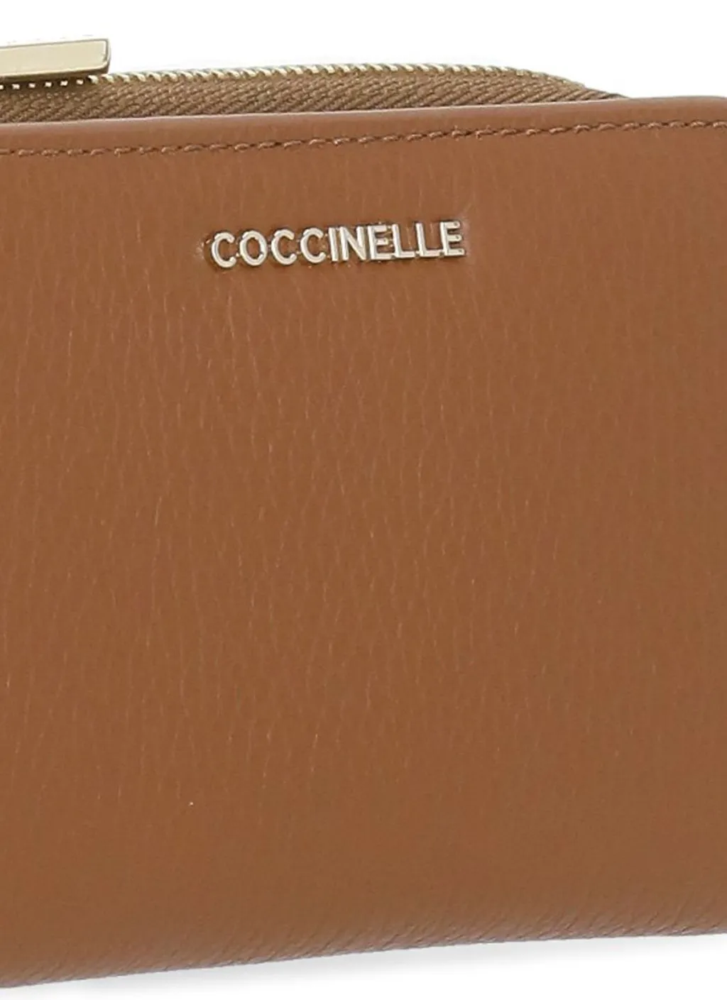 Logo Lettering Zipped Wallet