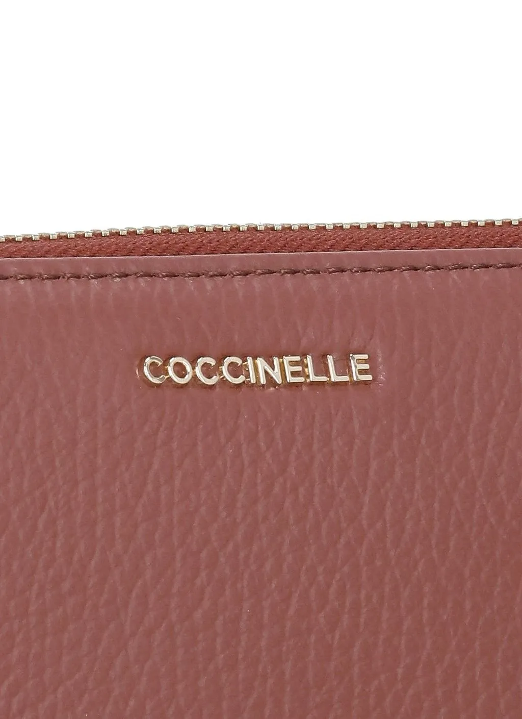 Logo Lettering Zipped Wallet