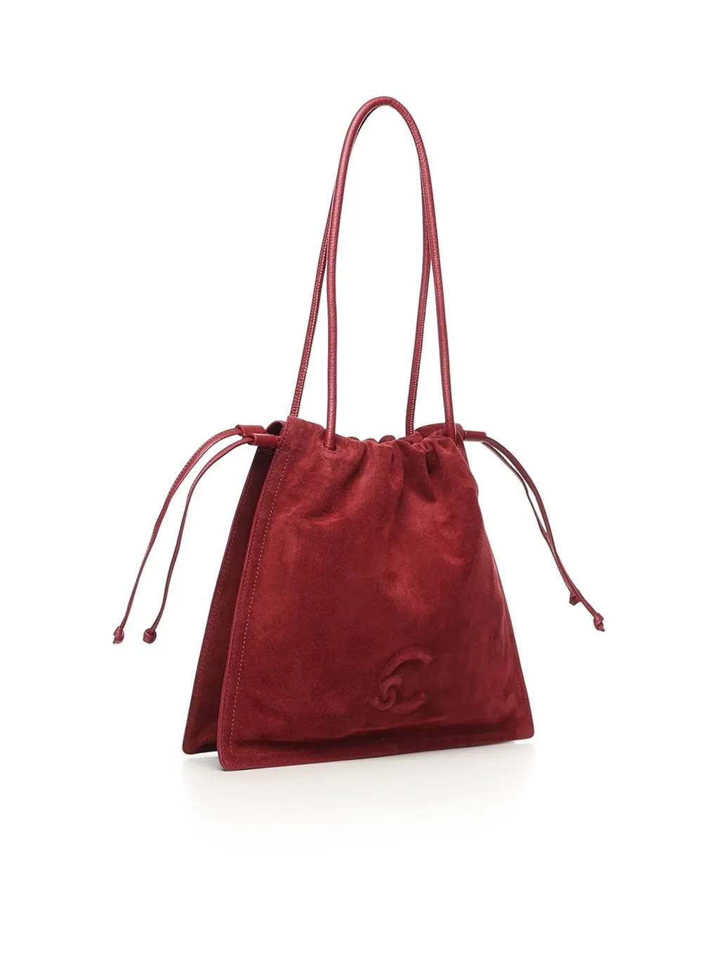 Logo Embossed Shoulder Bag