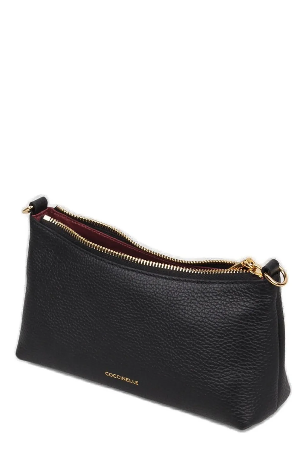 Aura Logo Debossed Shoulder Bag