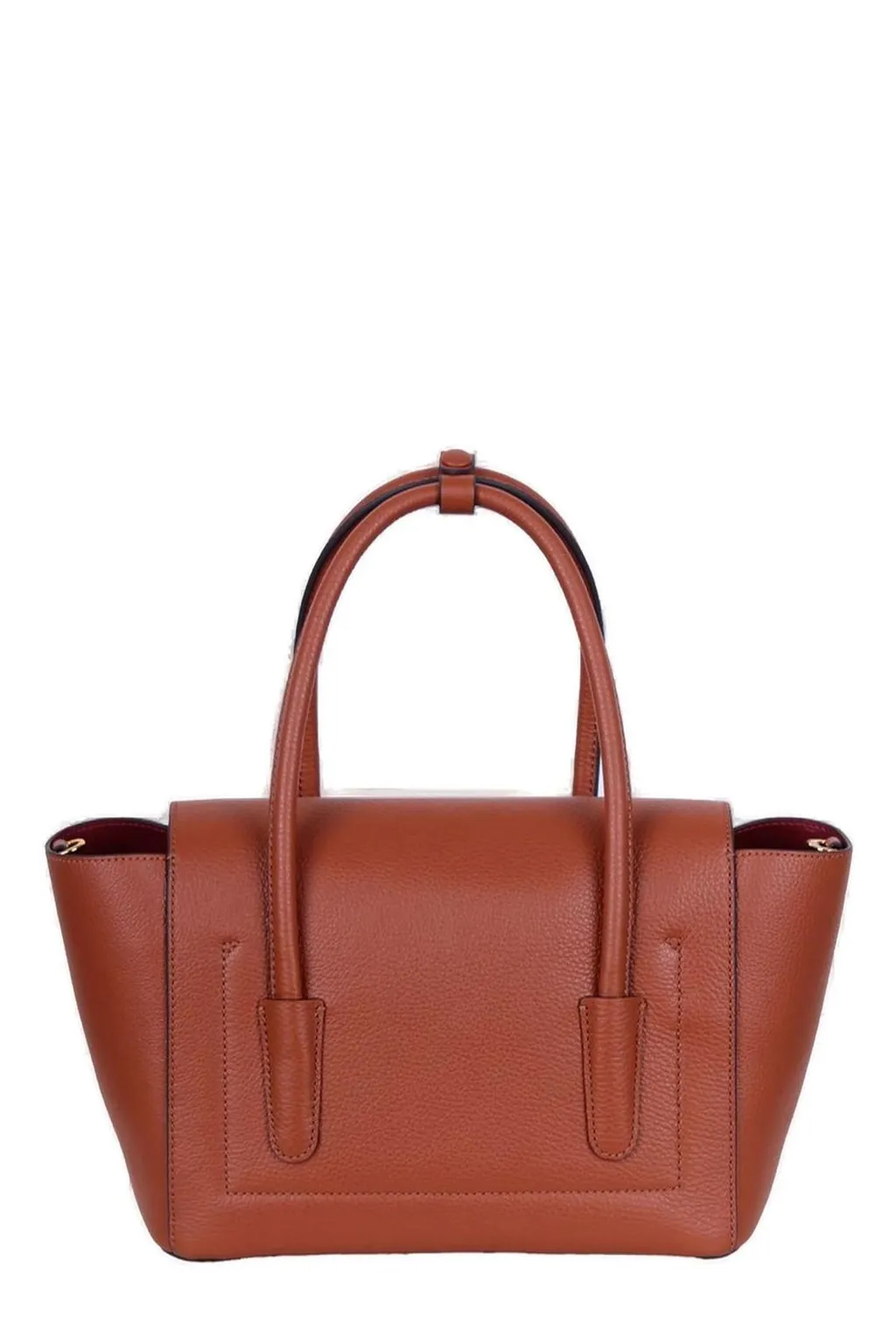 Double Beat Foldover Top Tote Bag