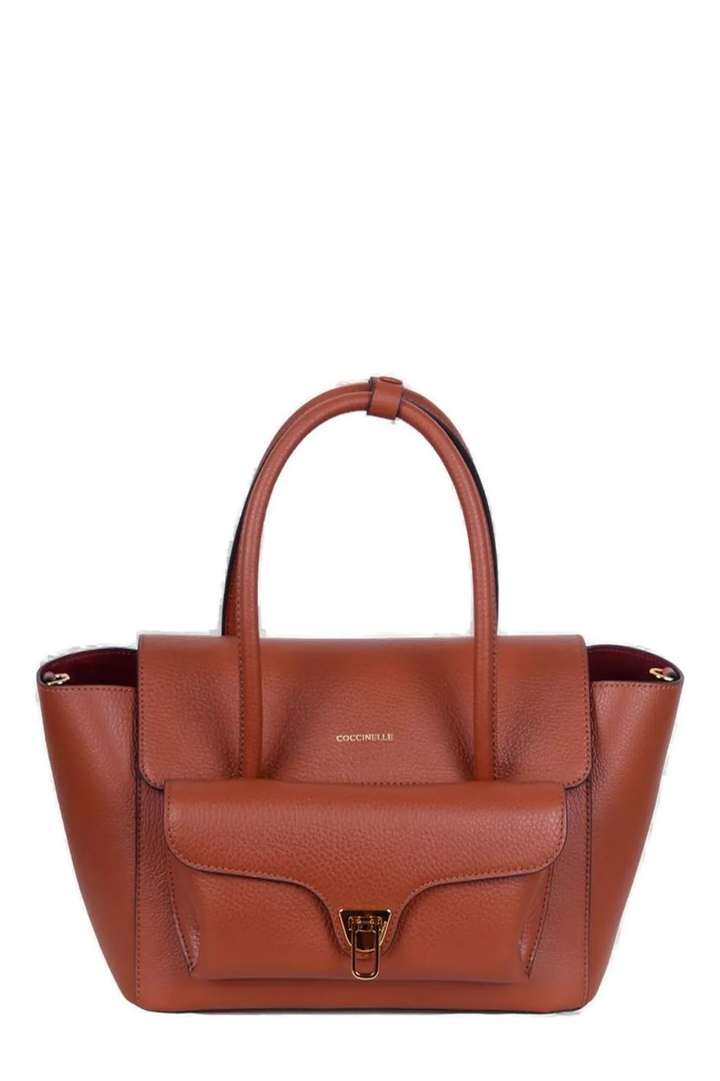 Double Beat Foldover Top Tote Bag