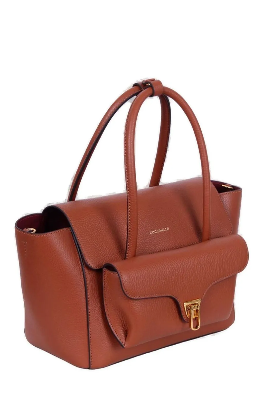 Double Beat Foldover Top Tote Bag