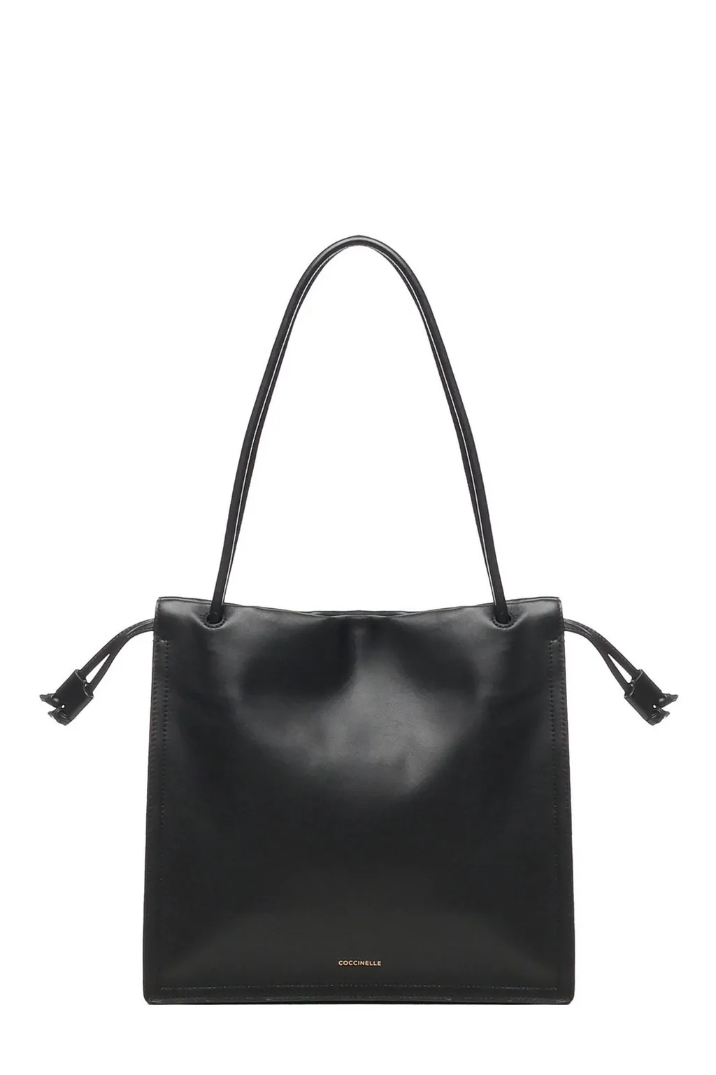 Logo Embossed Drawstring Tote Bag