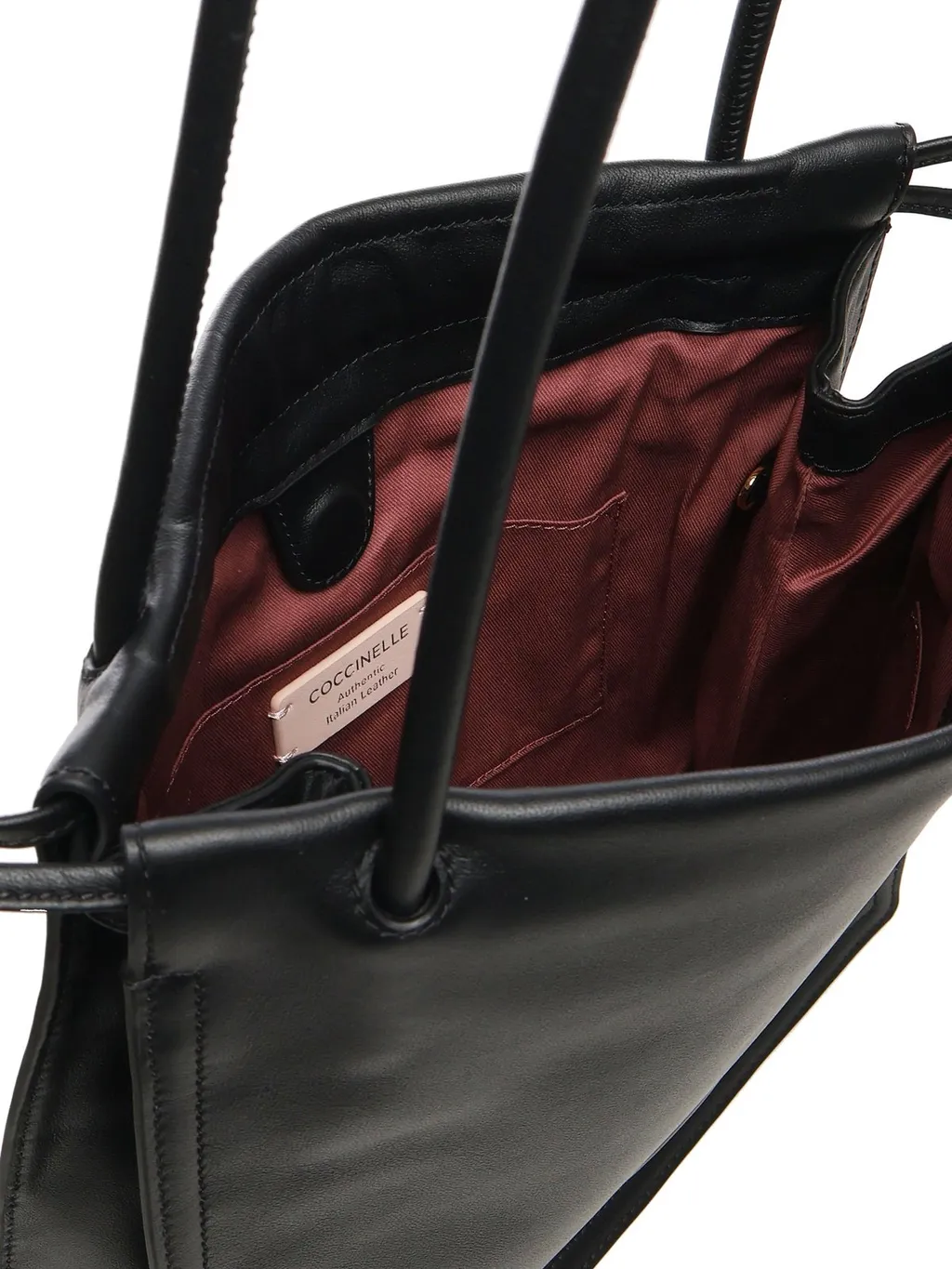 Logo Embossed Drawstring Tote Bag