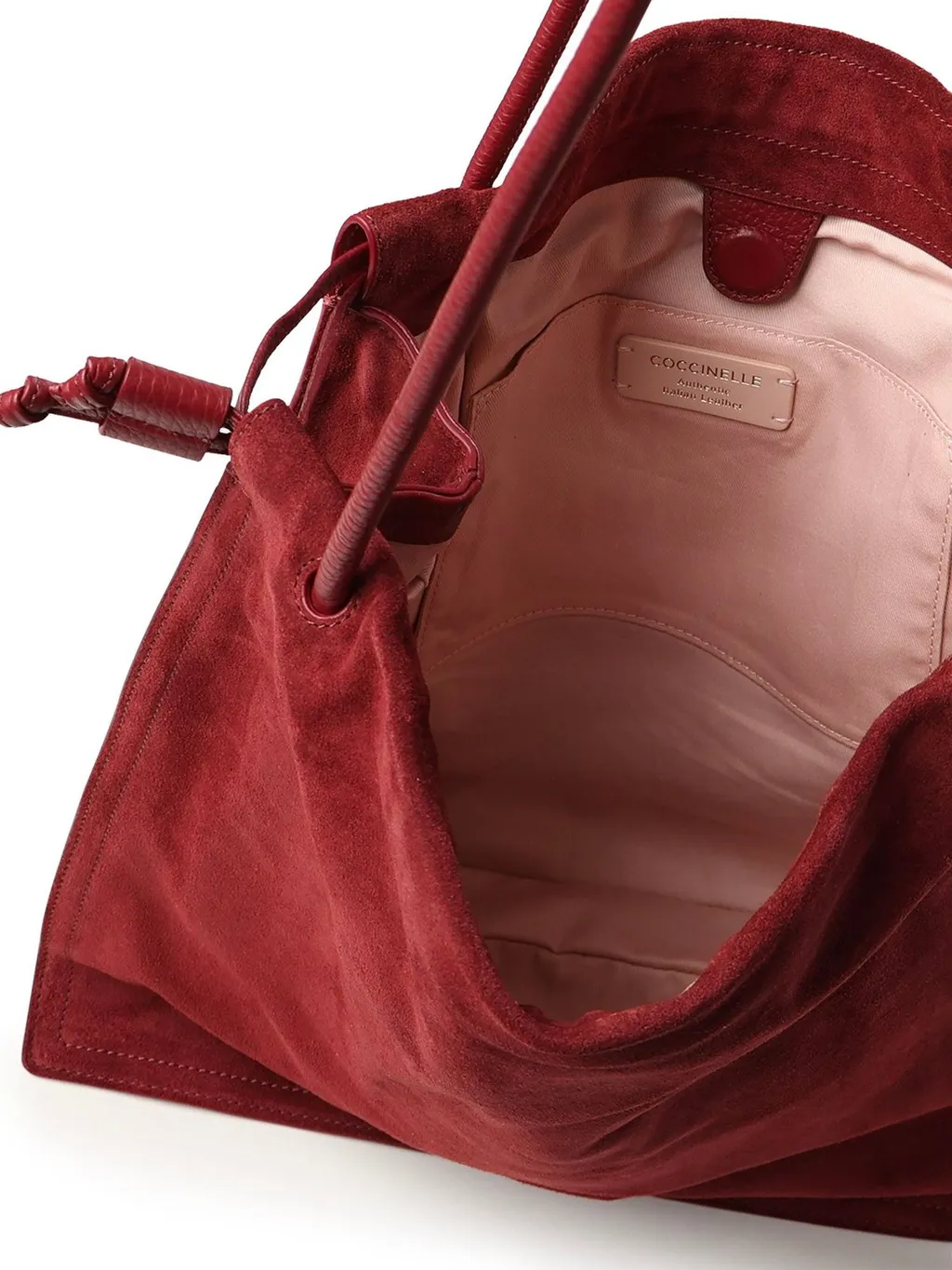 Logo Embossed Drawstring Tote Bag