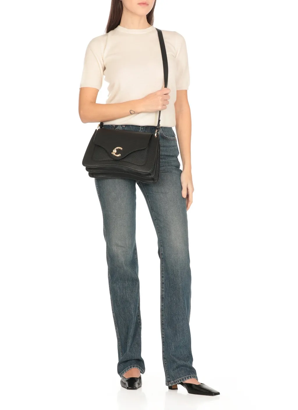 C-Me Logo Plaque Tote Bag