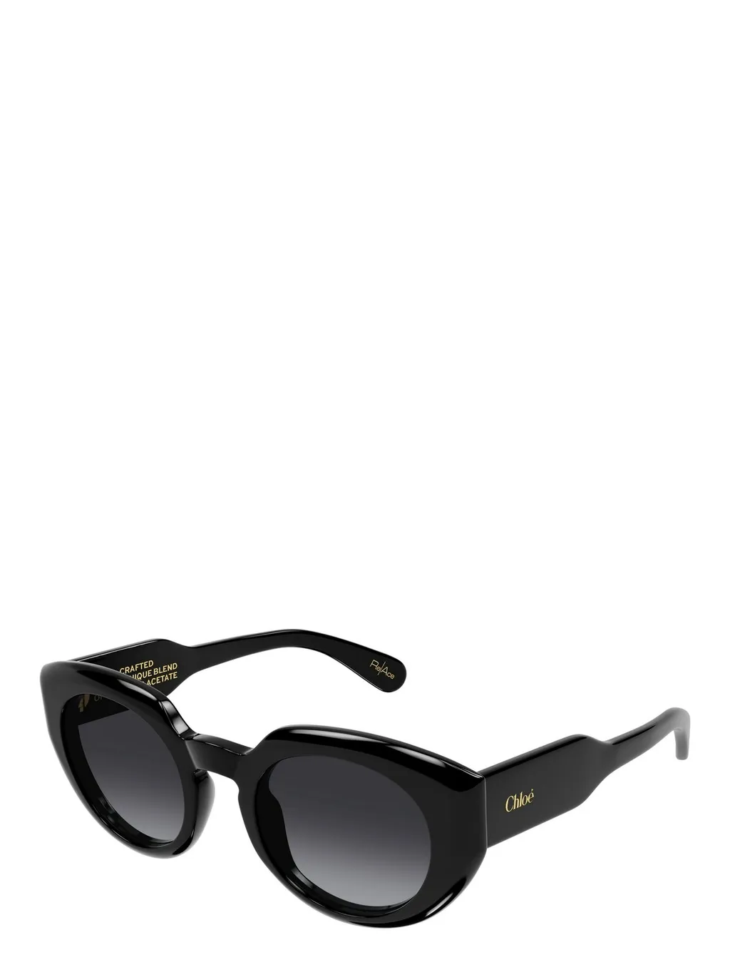 Oval-Frame Sunglasses