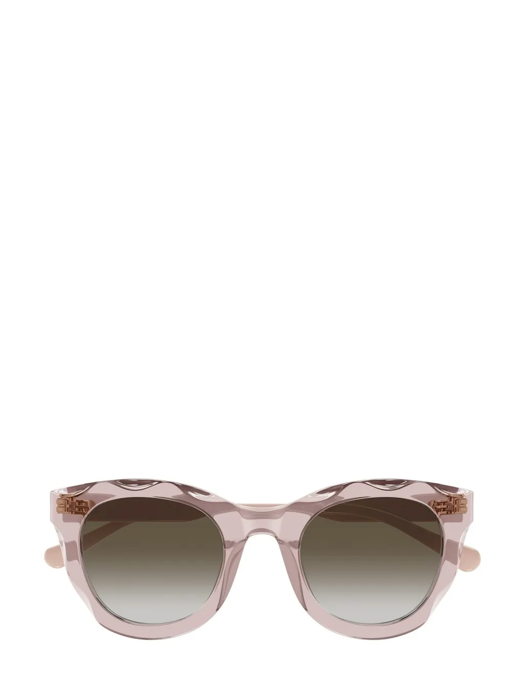 Oval-Frame Sunglasses