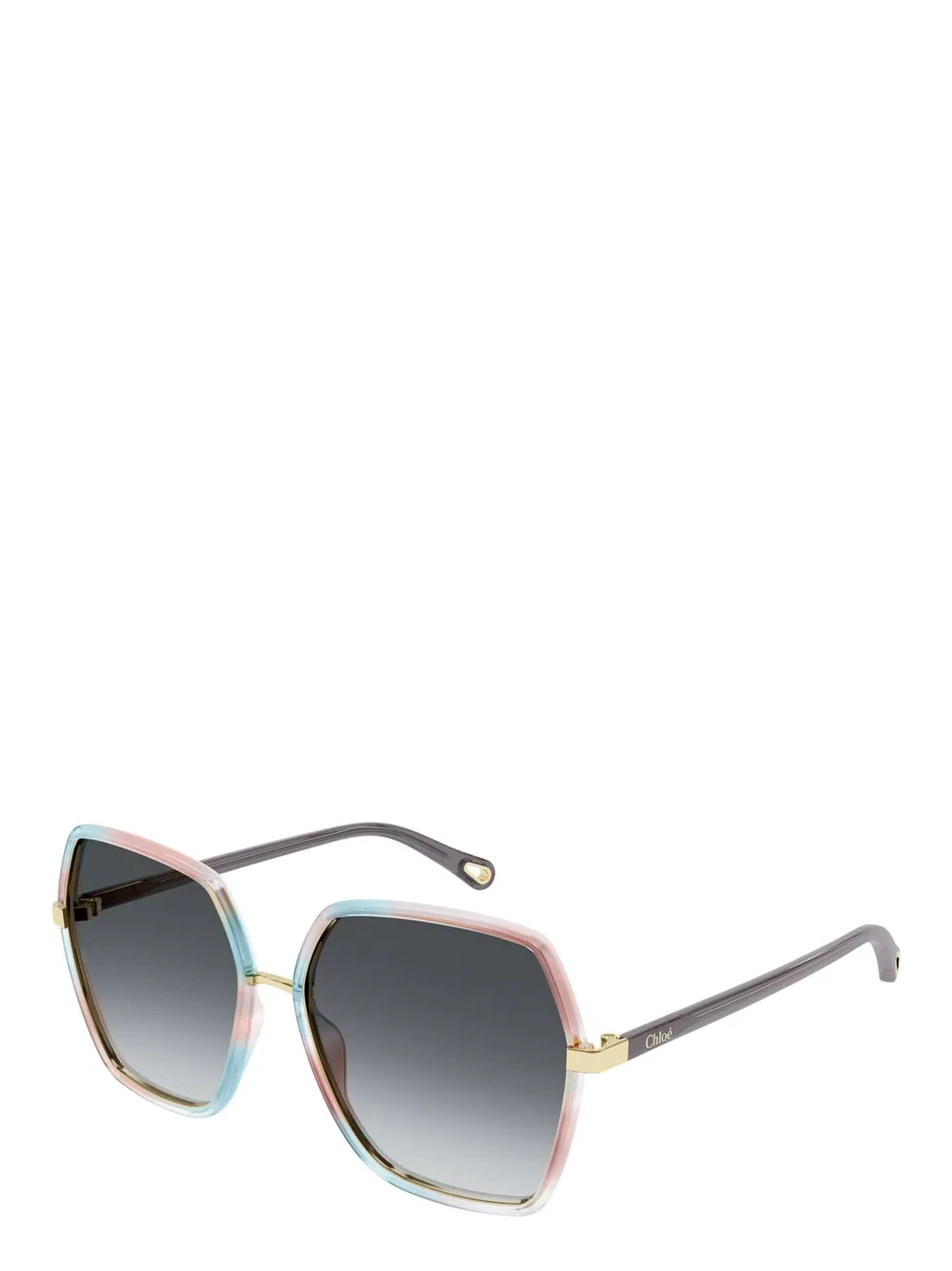 Geometric Frame Sunglasses