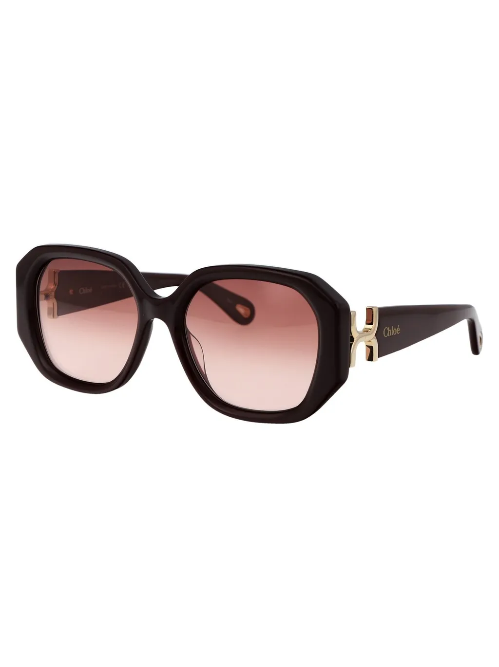 Geometric Frame Sunglasses