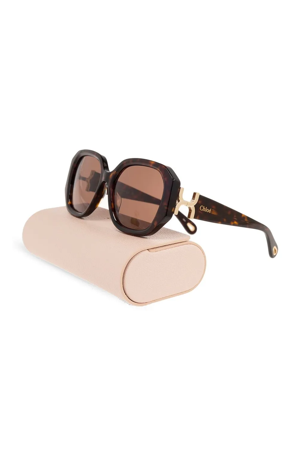 Geometric Frame Sunglasses