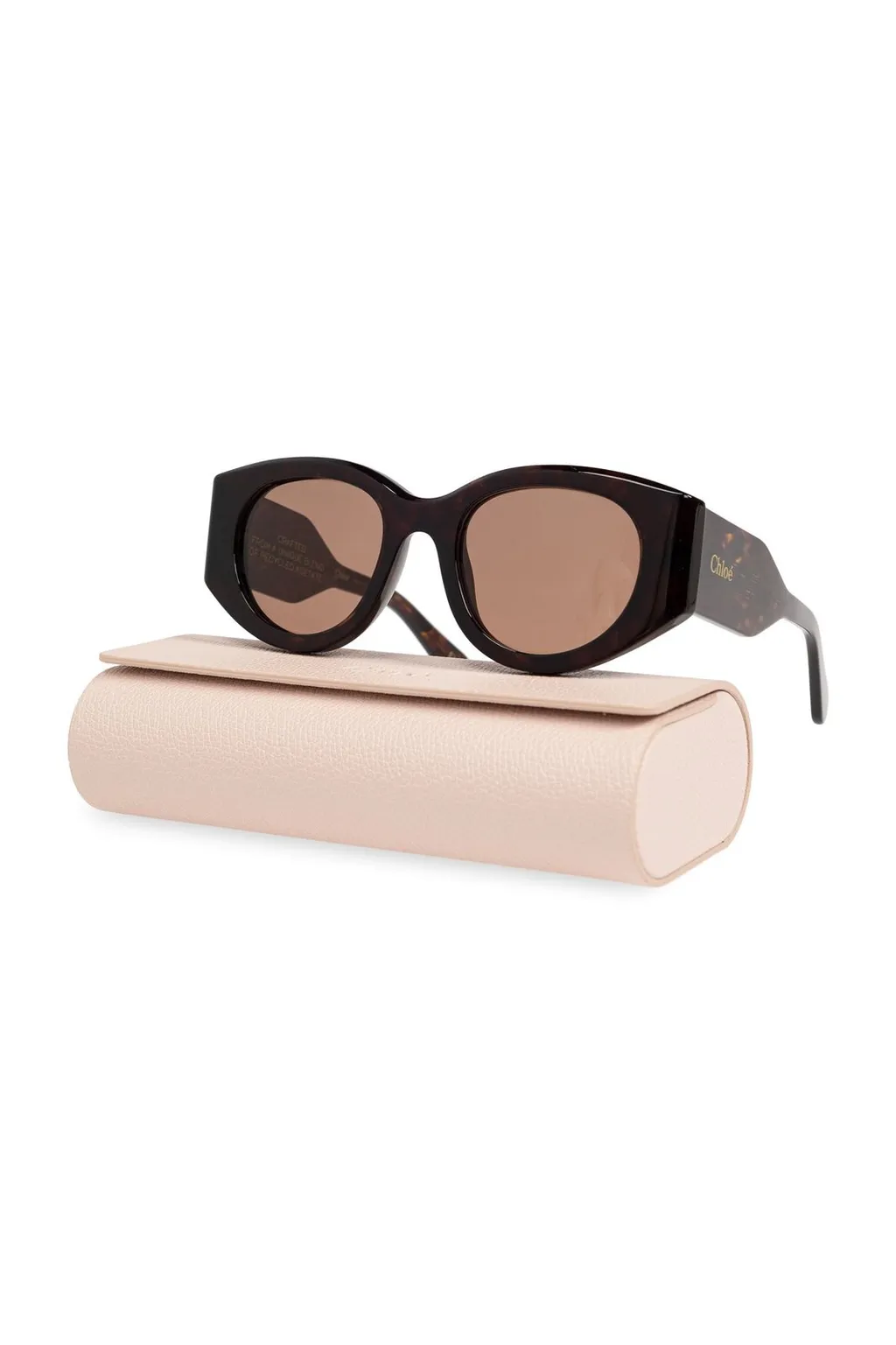 Oval-Frame Sunglasses