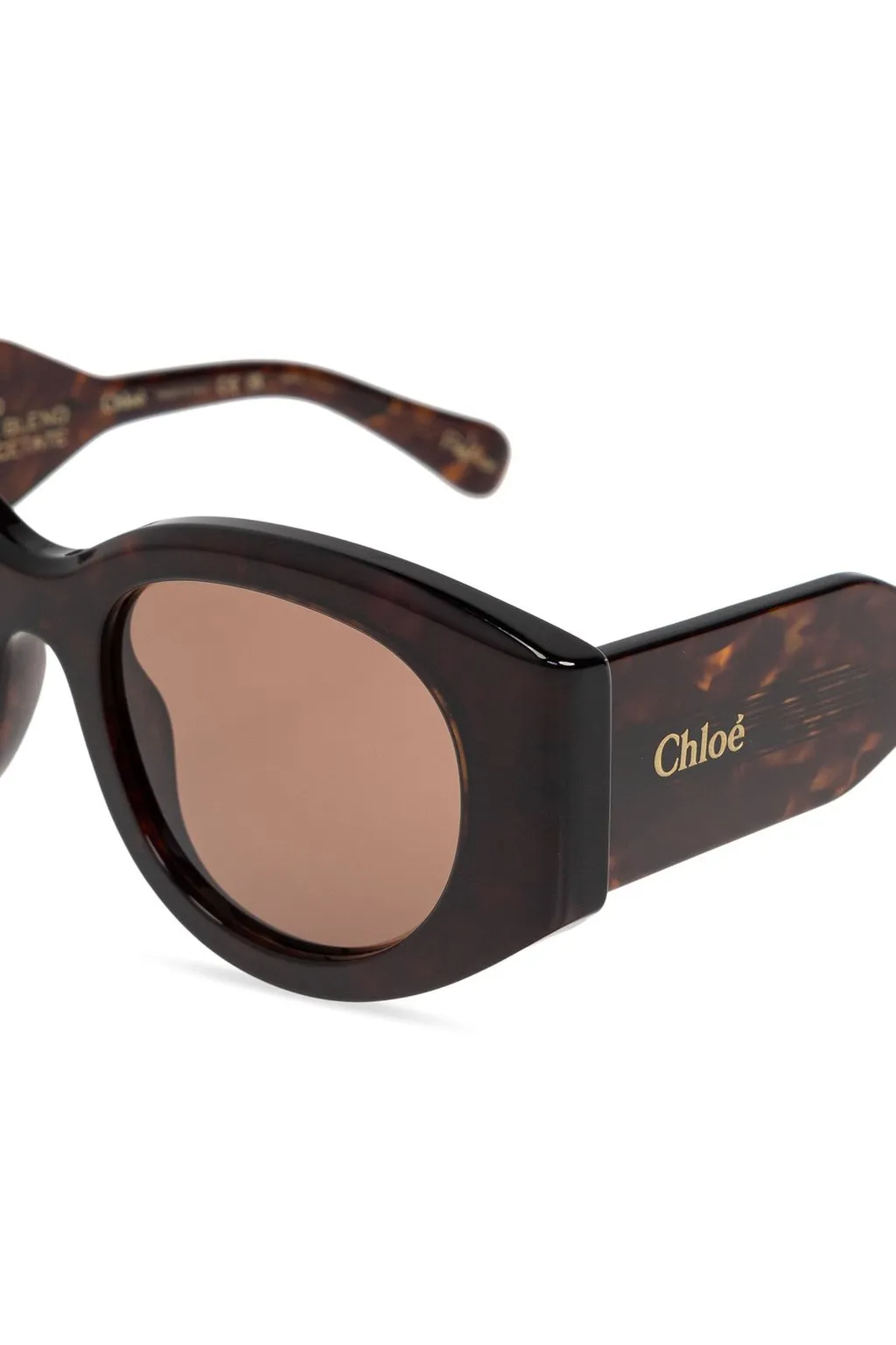 Oval-Frame Sunglasses