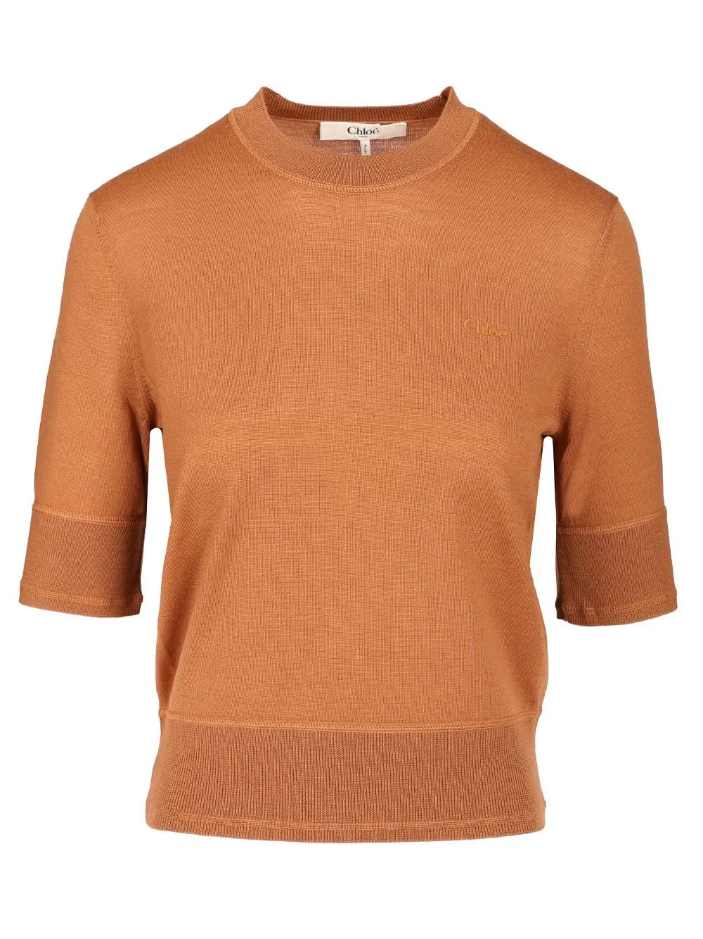 Short-Sleeved Knitted Top