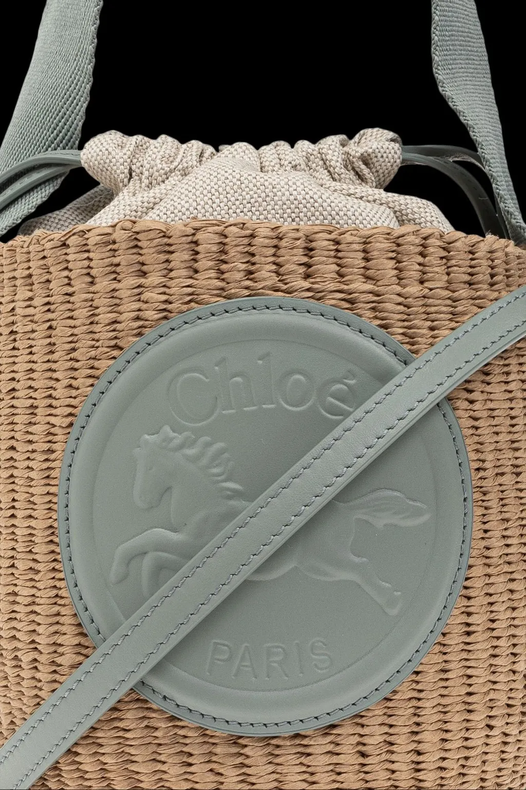 Horse Medal Small Bucket Bag