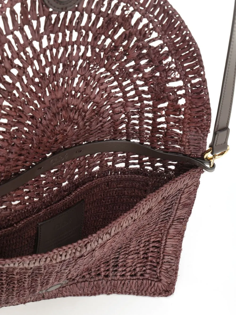 Summer Banana Flat Raffia Shoulder Bag
