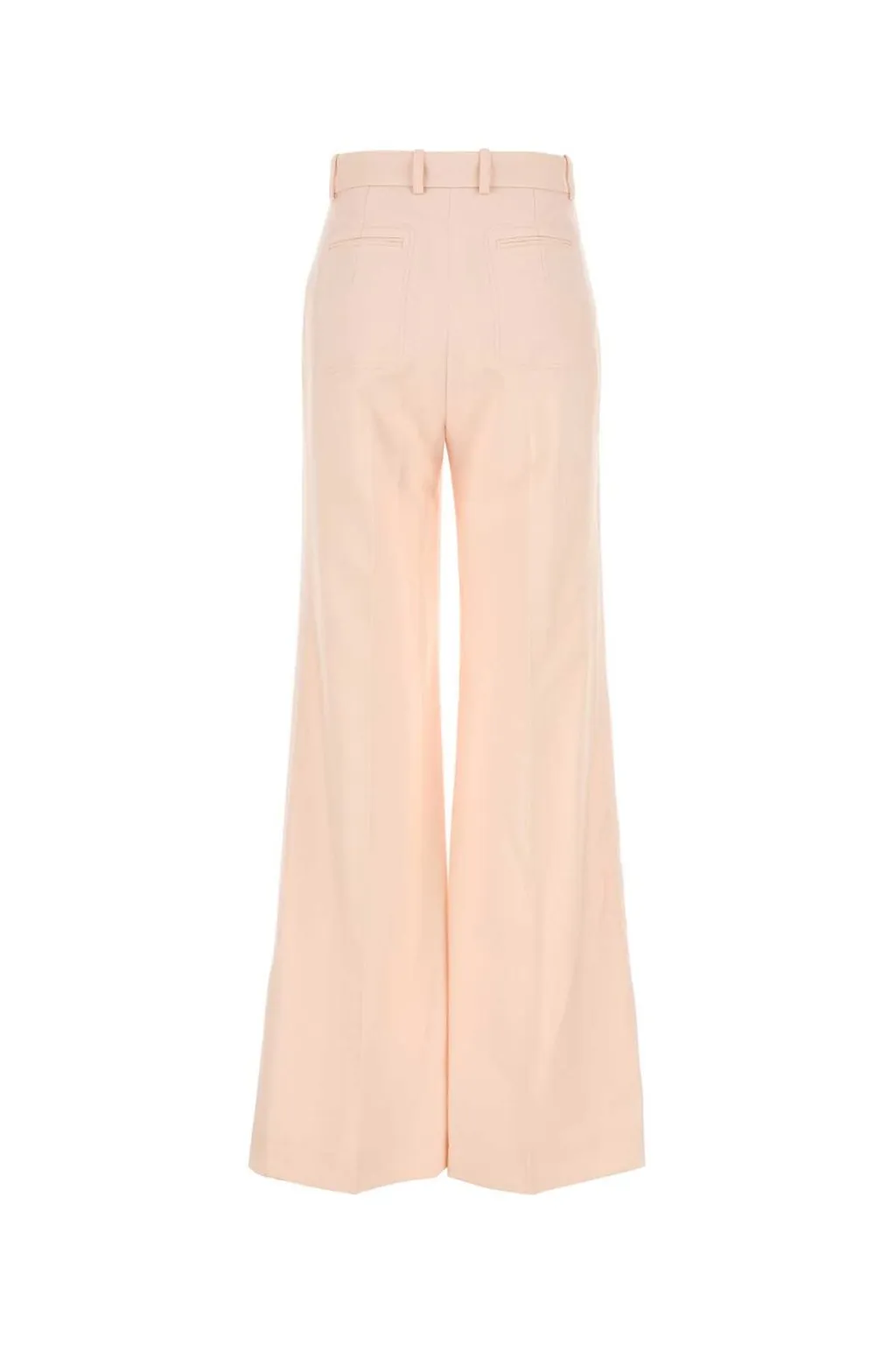 High-Waisted Flared Trousers