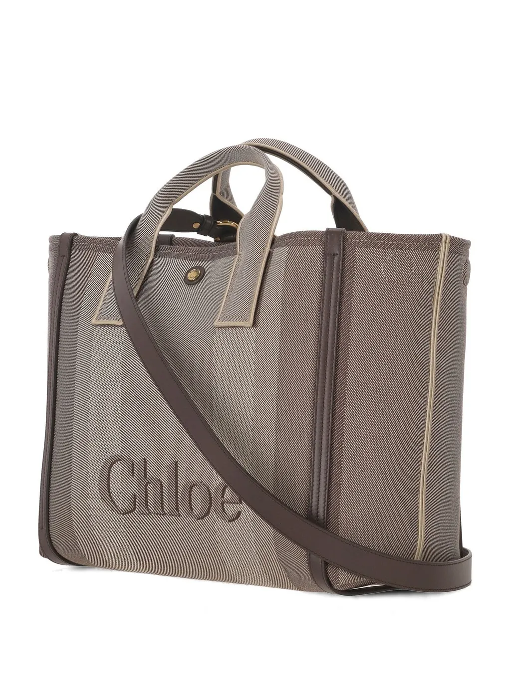 Carry Logo Detailed Large Tote Bag