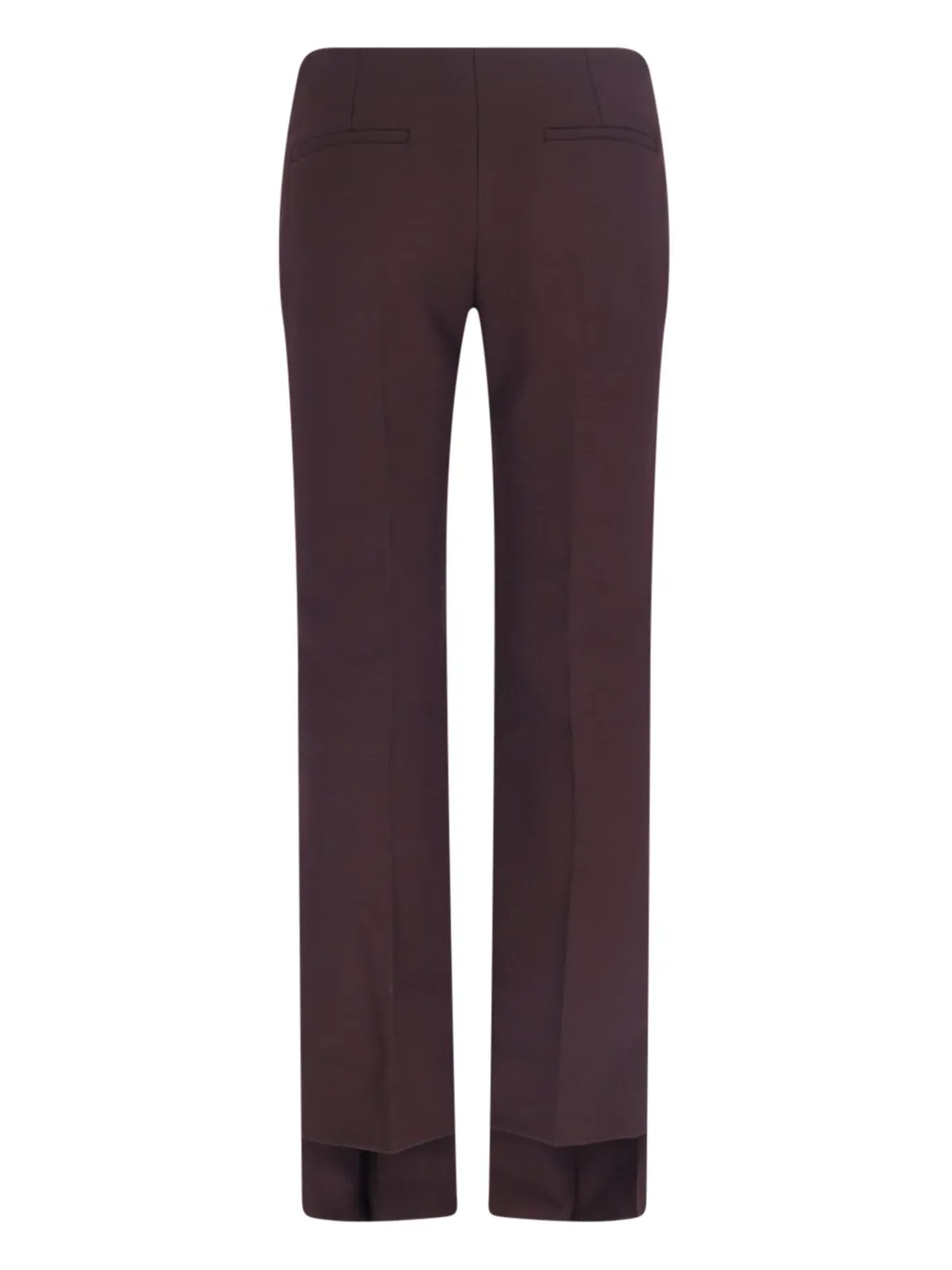 Pleated Straight-Leg Pants