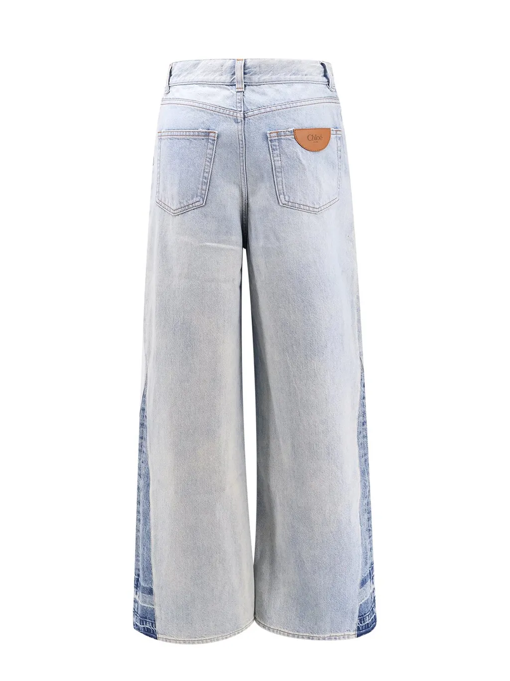 Logo Patch Wide-Leg Jeans