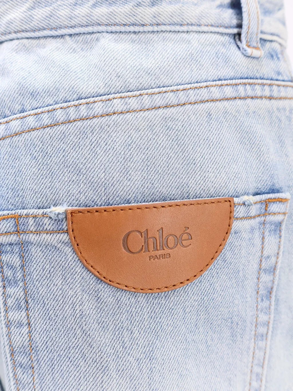 Logo Patch Wide-Leg Jeans