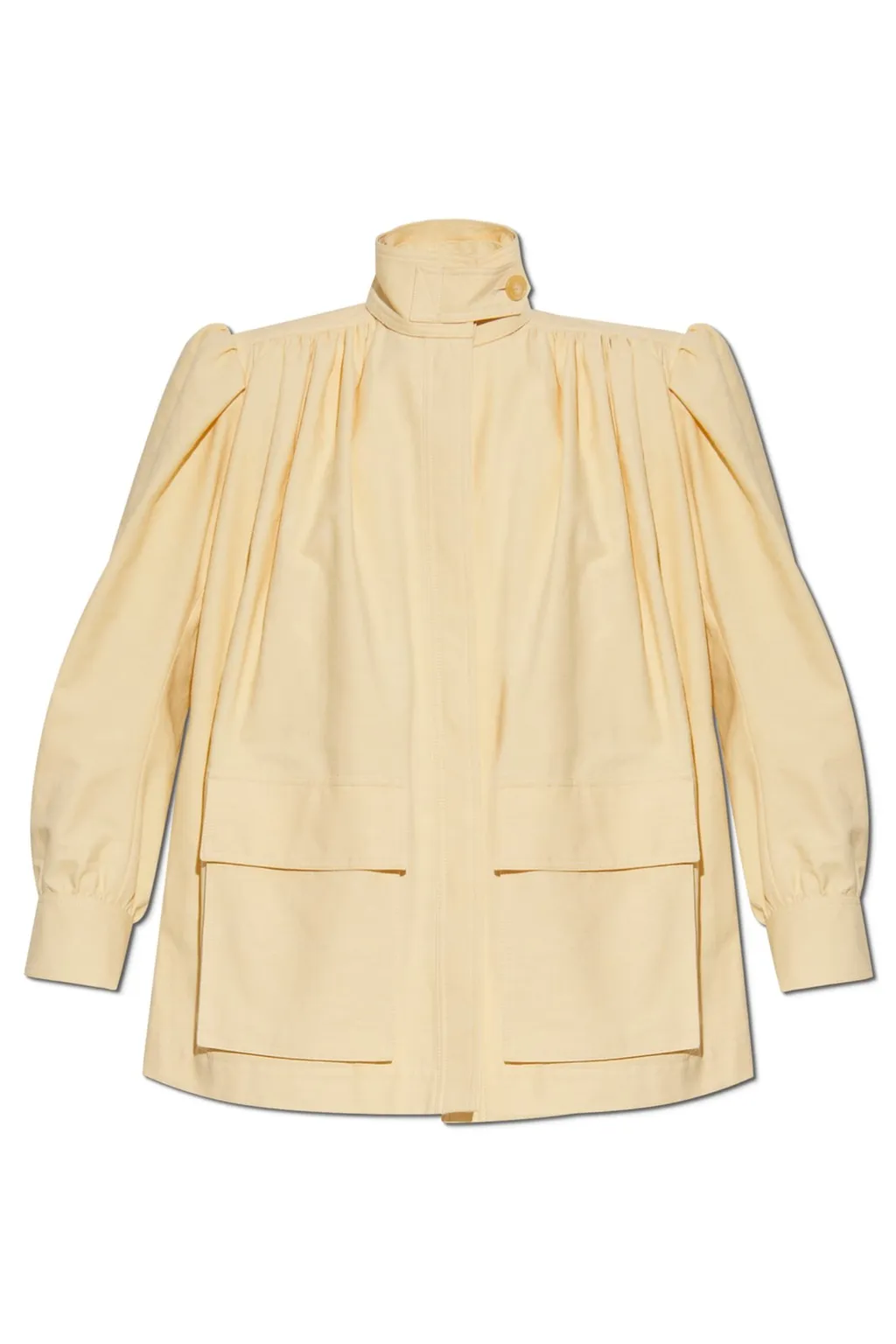 High-Neck Utilitarian Jacket