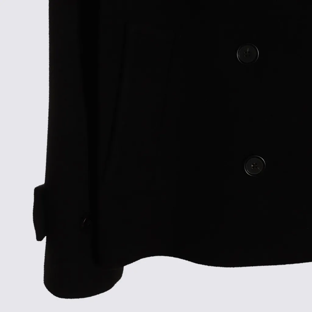 Double-Breasted Buttoned Coat