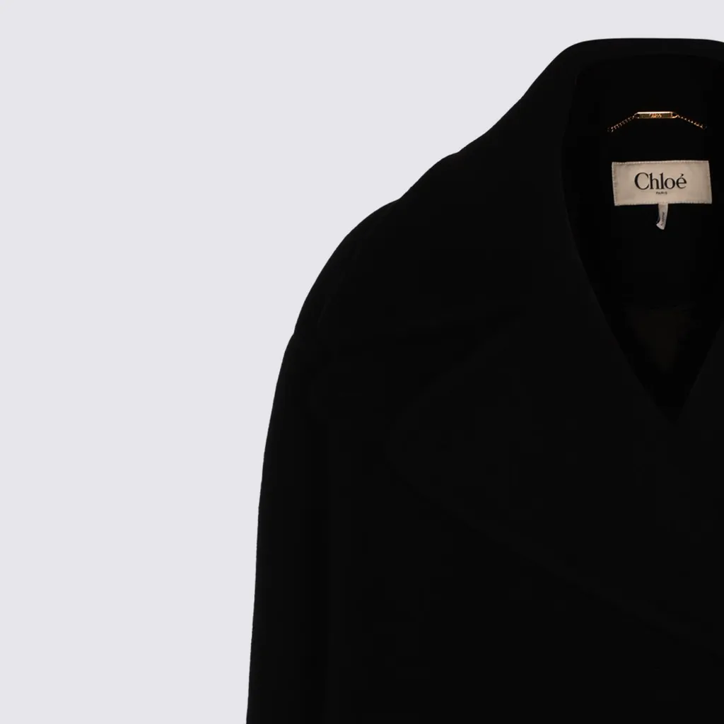 Double-Breasted Buttoned Coat