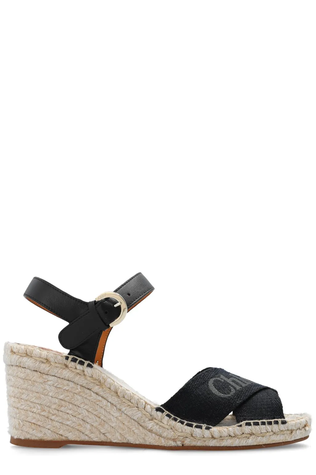 Ankle-Strapped Wedge Sandals