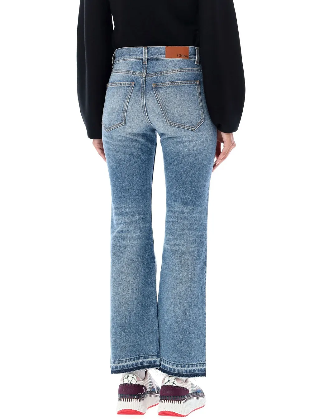Cropped Flared Jeans