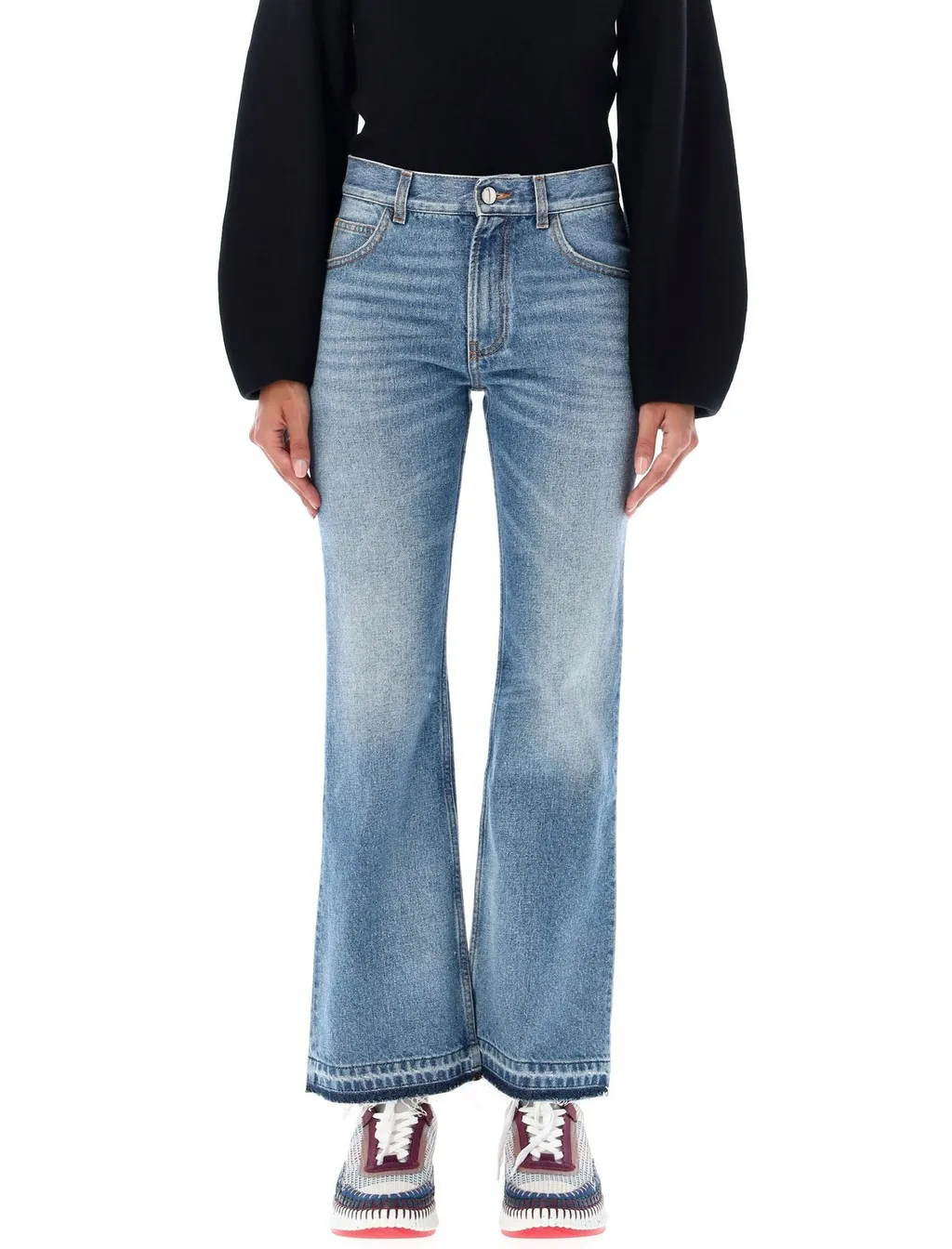 Cropped Flared Jeans