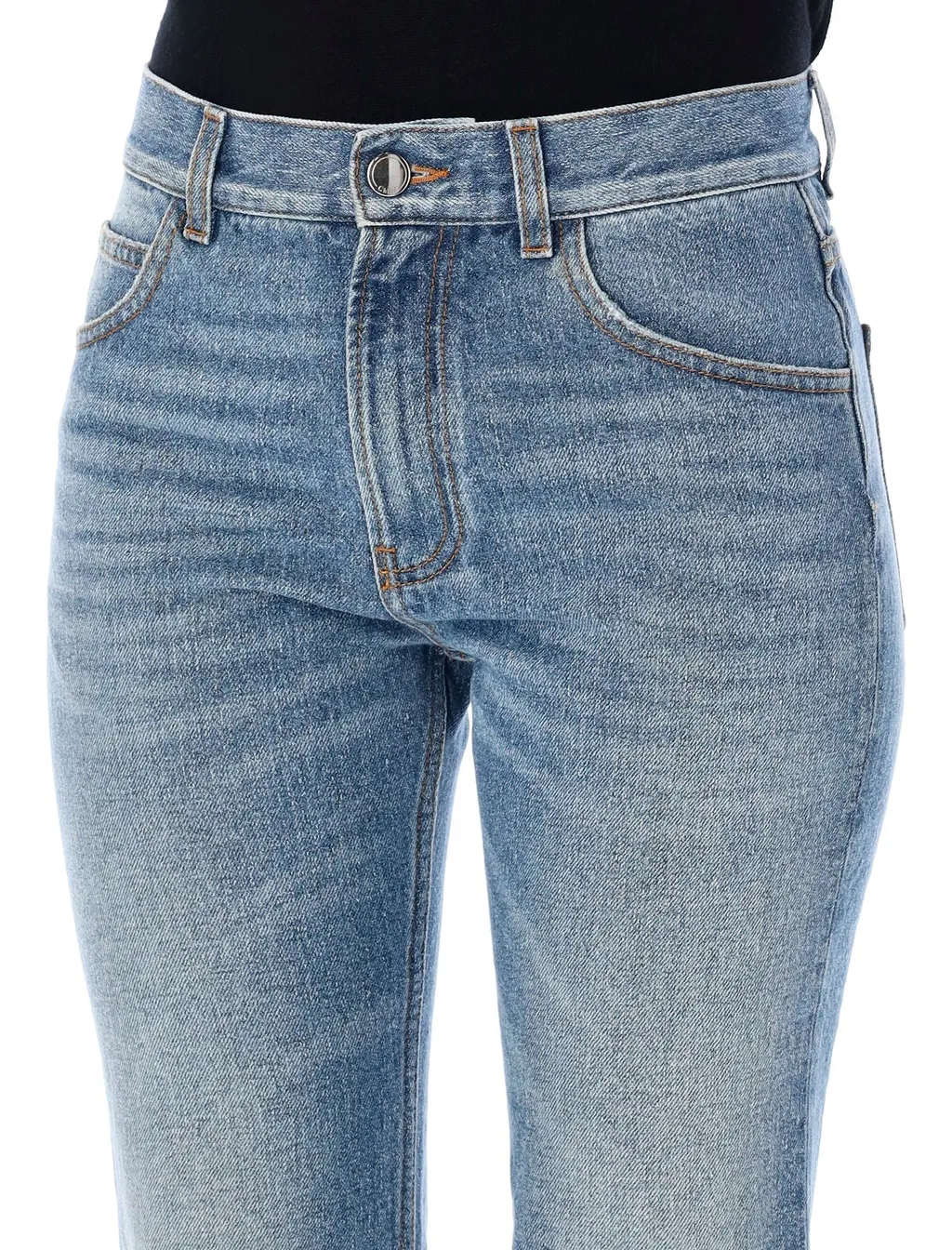 Cropped Flared Jeans