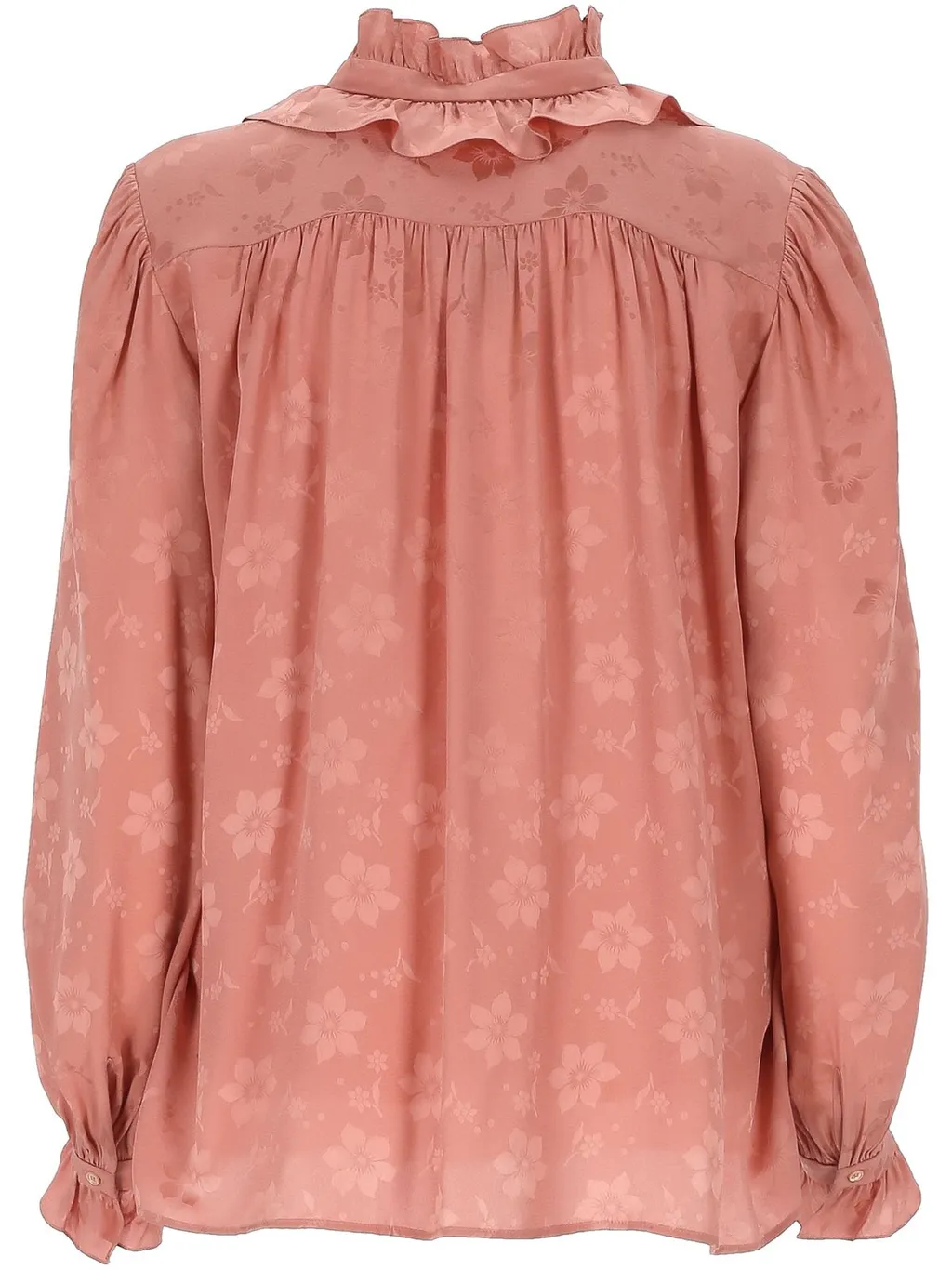Floral Printed Long Sleeved Blouse
