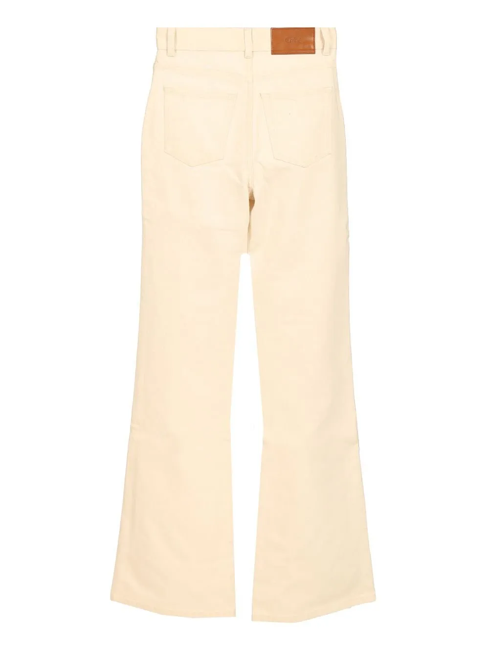 High-Waisted Flared Jeans