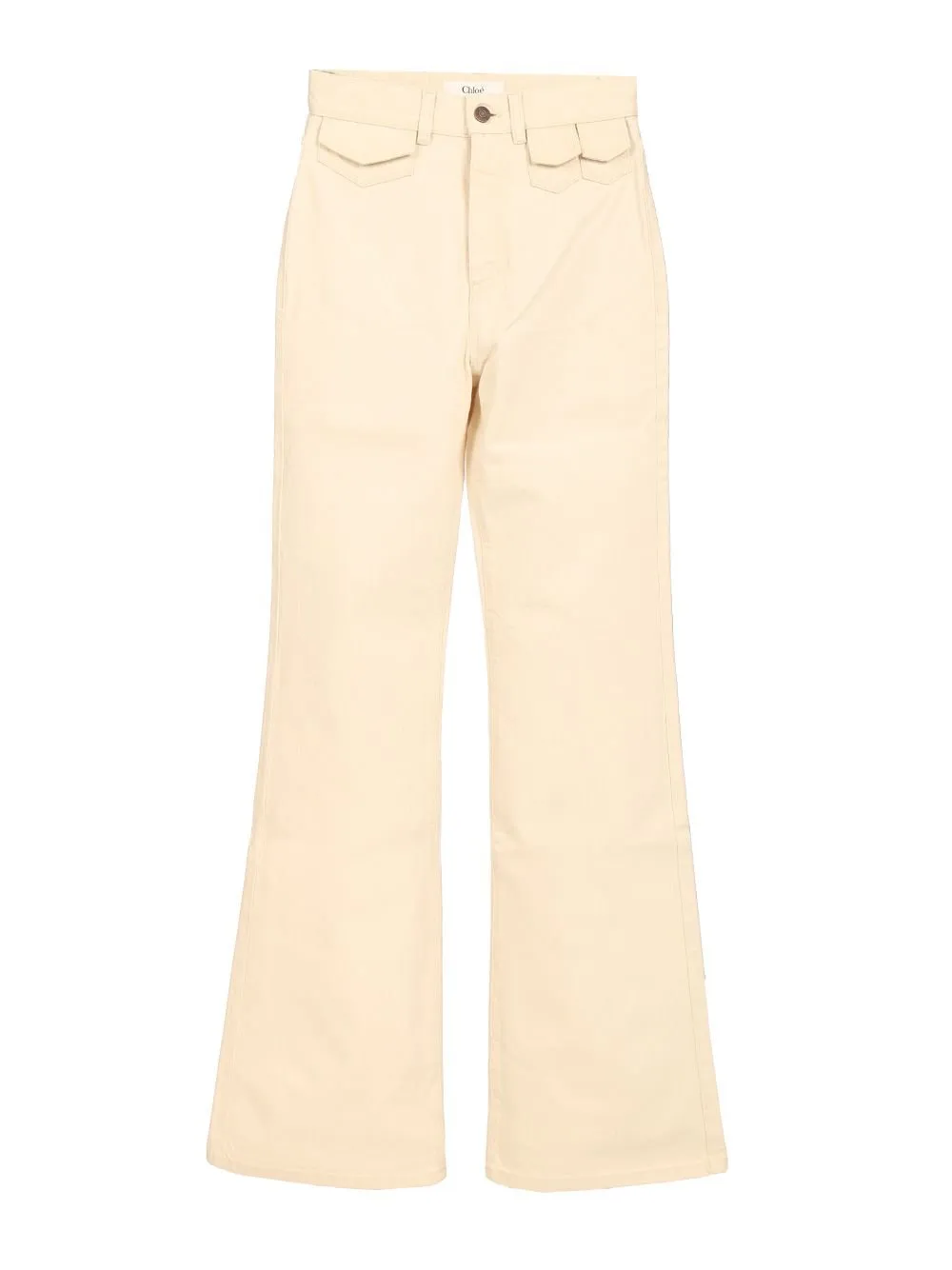 High-Waisted Flared Jeans
