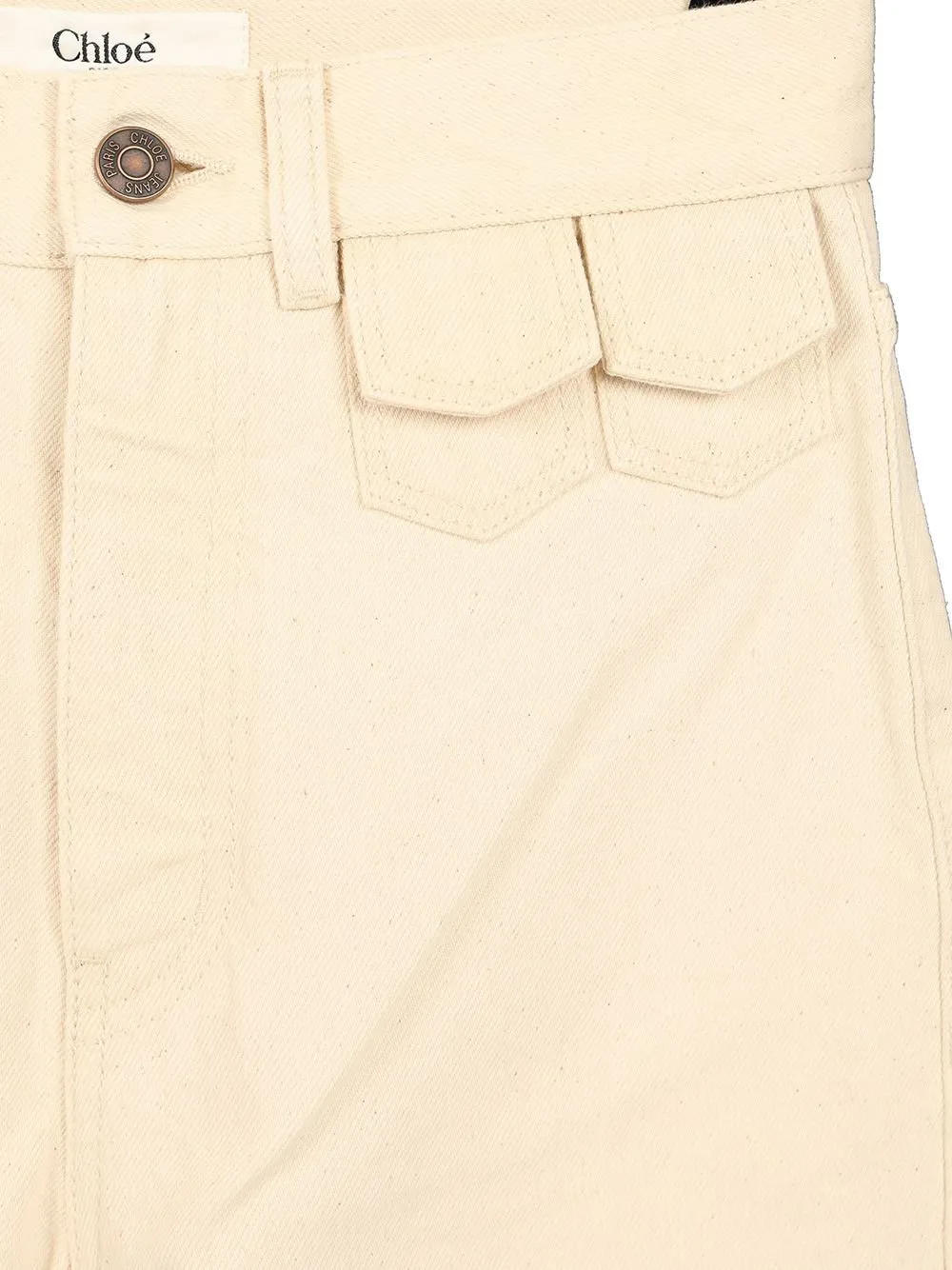 High-Waisted Flared Jeans