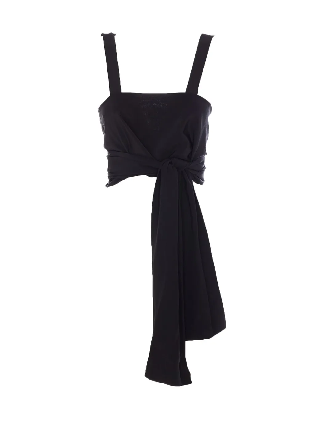 Front-Tie Cropped Tank Top