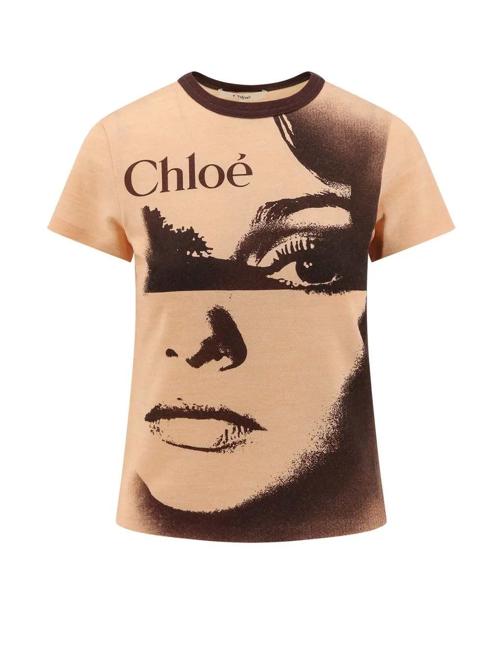 Portrait Printed Crewneck T-Shirt
