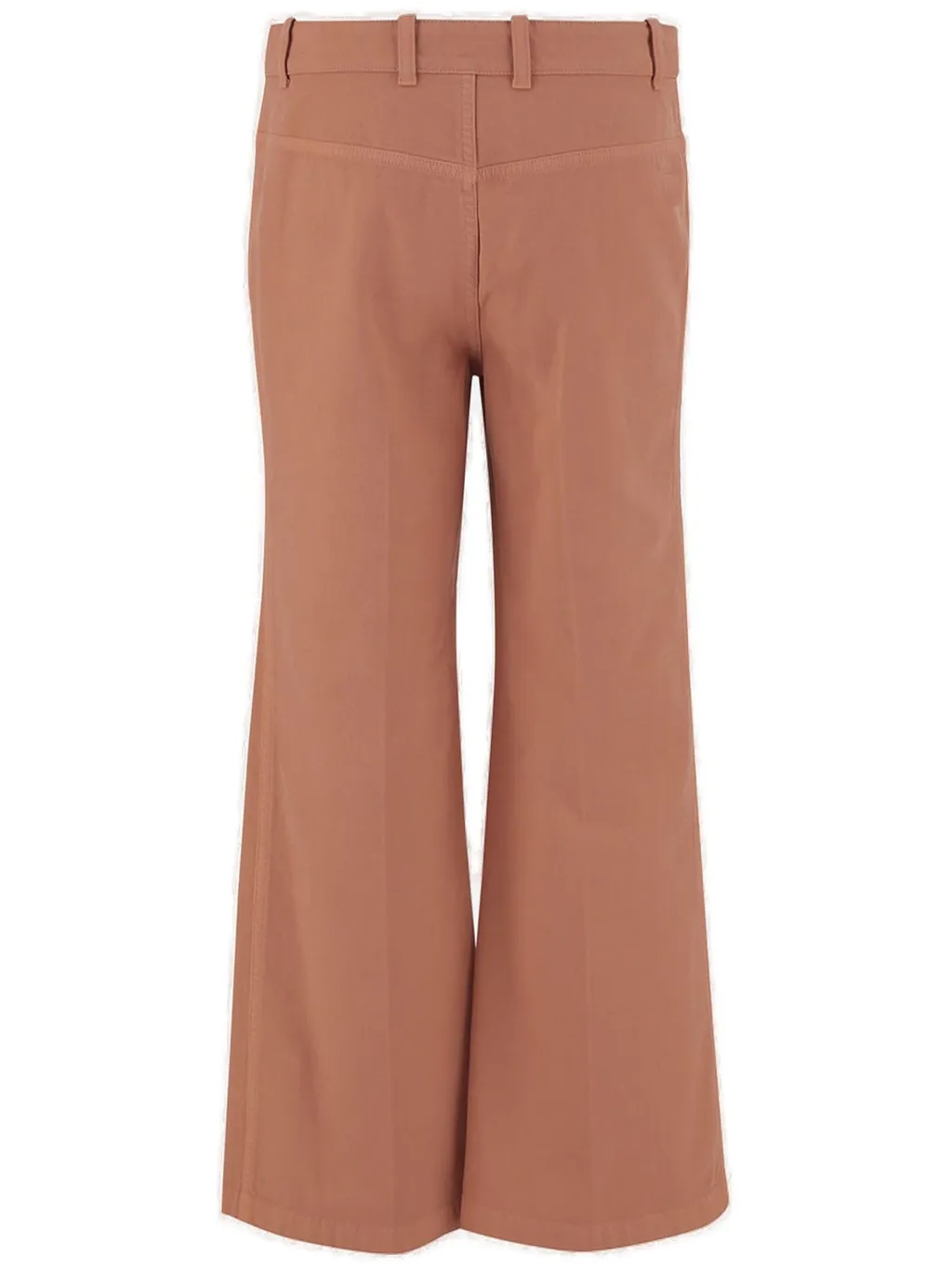 Flared Cropped Trousers