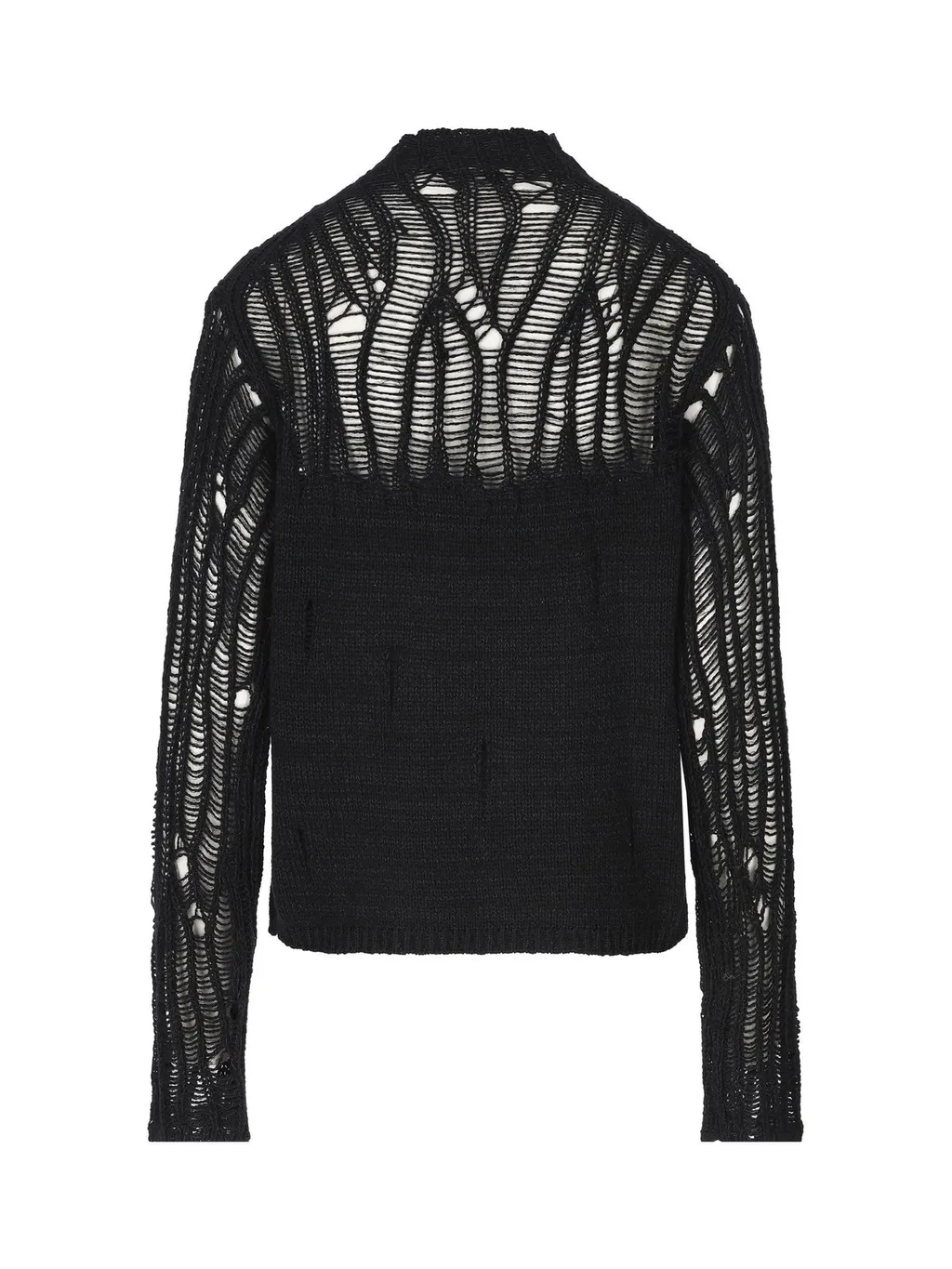 Fitted Mock-Neck Sweater