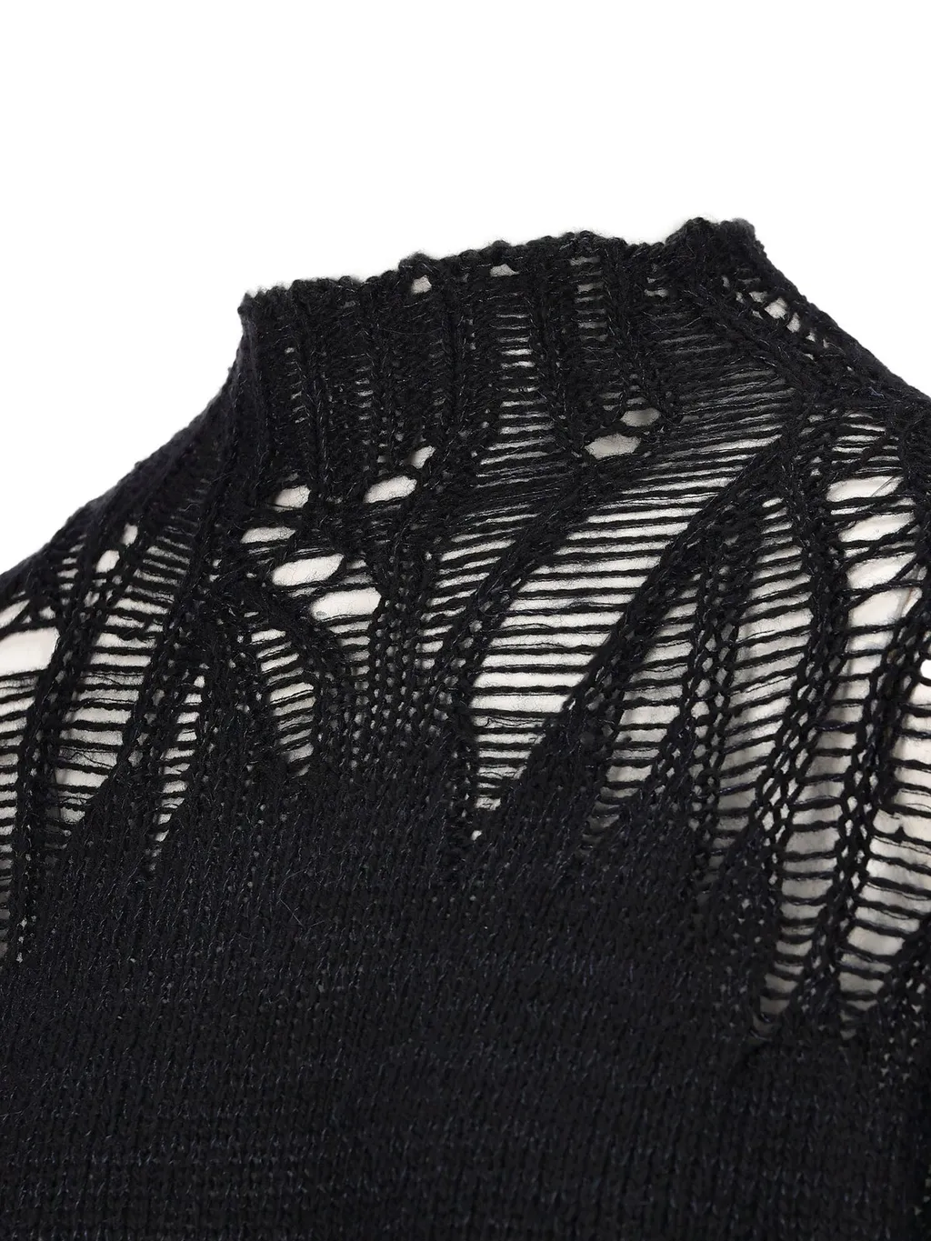 Fitted Mock-Neck Sweater